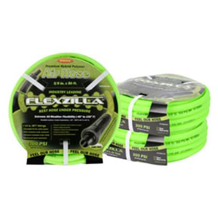 Legacy 0.25 in. x 25 ft. Zilla Green air hose with 0.25 in. Ends and Break LEG-HFZ1425YW2